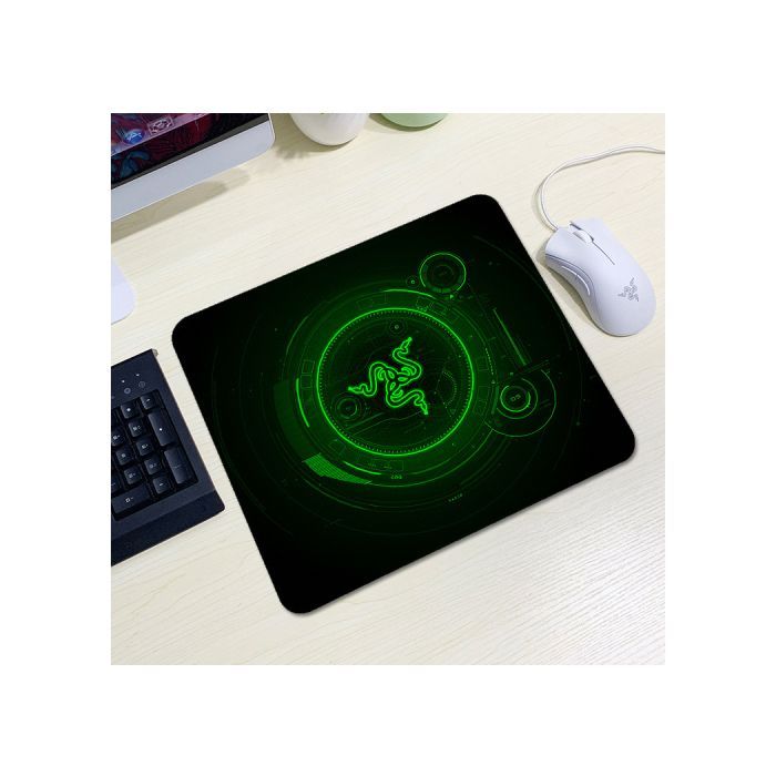 Коврик для мышки Voltronic Razer 14 Black/Green (YT-RZ14)