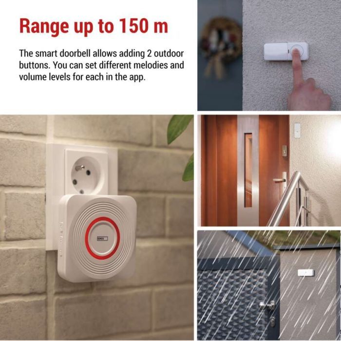 Дверний дзвінок EMOS бездротовий EMOS P5735WS WiFi (P5735WS) зображення 10
