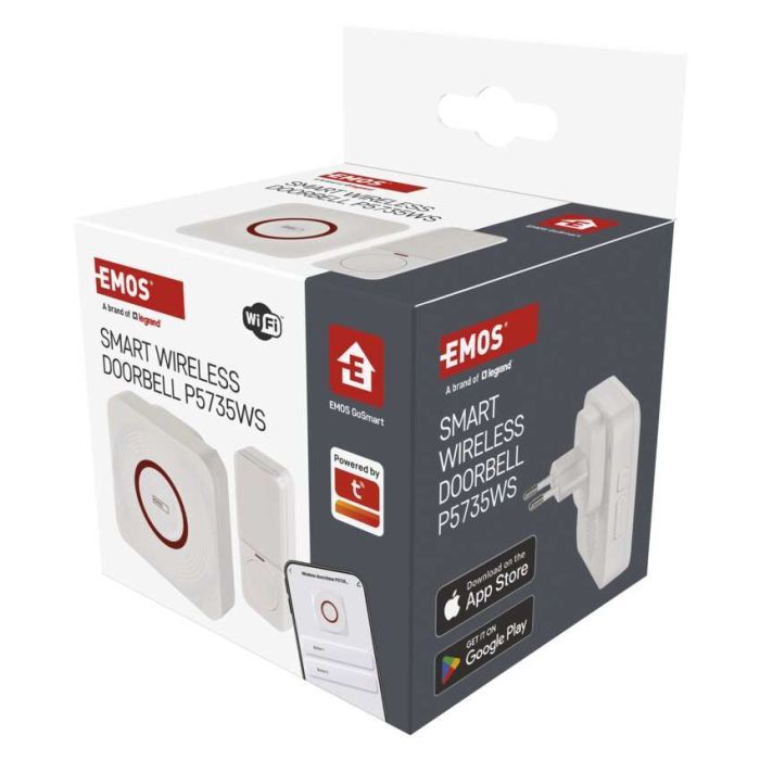 Дверний дзвінок EMOS бездротовий EMOS P5735WS WiFi (P5735WS) зображення 12