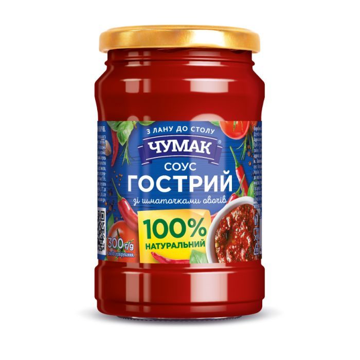 Соус Чумак Острый 300 г с/б (4823096007847)
