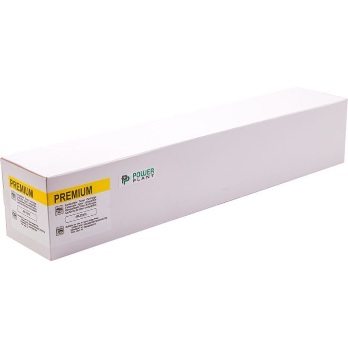 Картридж PowerPlant Canon T01 imagePRESS C600 YL, WITHOUT CHIP (PP-T01YL) изображение 3