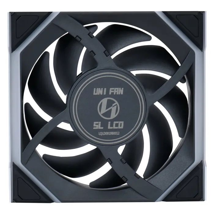 Кулер для корпуса Lian Li Uni Fan SL WIRELESS LCD Reverse, 120-1 (G99.12RSLLCD1W1B.00) изображение 4