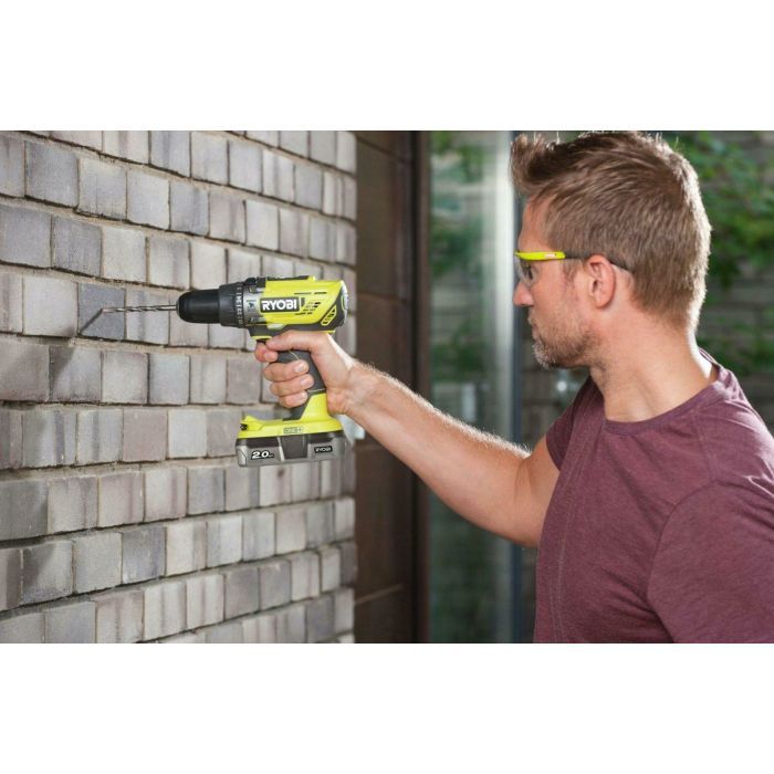 Шуруповерт Ryobi ONE+ R18PD3-242S 18V, 1х2Ah, 1х4Ah, 50Нм, 500/1800об/хв, сумка (5133003820) зображення 2