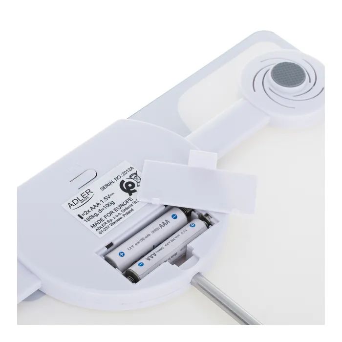 Весы напольные Adler AD 8174 white (AD8174W) изображение 3