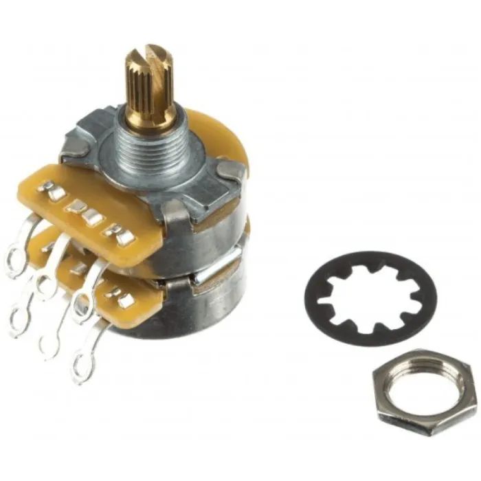 Потенціометр для гітари Fender Dual 500K/250K Split Shaft Potentiometer (301541)