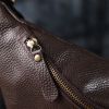 Сумка Shvigel Из натуральной кожи Коричневая (23146) изображение 11