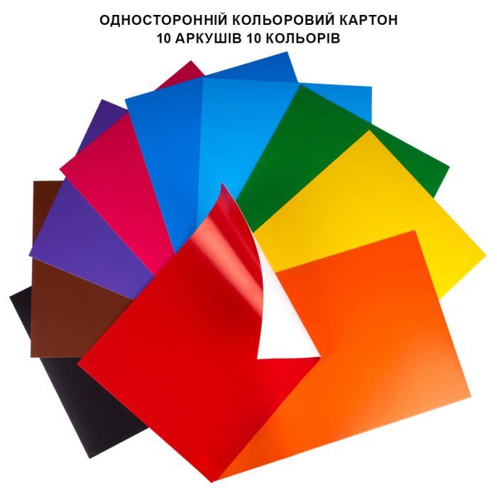 Цветной картон Yes односторонний А4 Minecraft Spring 10 листов (955459) изображение 3