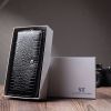 Гаманець ST Leather З лакованої натуральної шкіри Чорний (22693) зображення 12