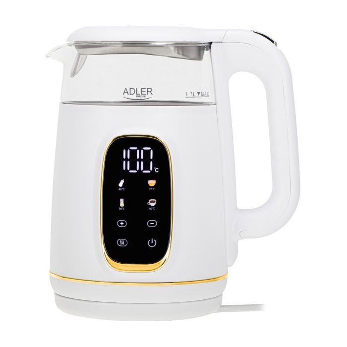Електрочайник Adler AD 1305 white gold