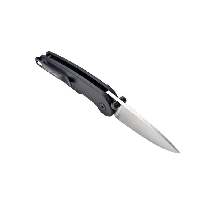 Ніж Hightron Birdidi, D2, алюміній, чорний, чорний клинок (HK06BLK) зображення 4