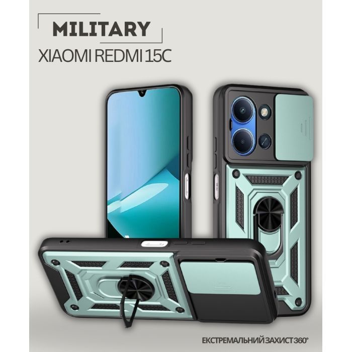 Чехол для мобильного телефона BeCover Military Xiaomi Redmi 15С 4G/5G Black (713925) изображение 6