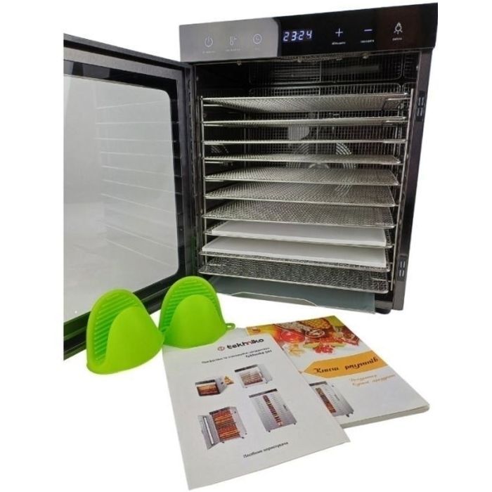 Сушка для овочів та фруктів Tekhniko DH-08A-BK зображення 12