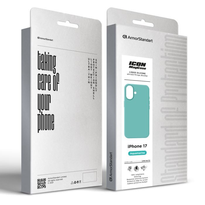 Чехол для мобильного телефона Armorstandart ICON2 MagCase Apple iPhone 17 White (ARM86673) изображение 2