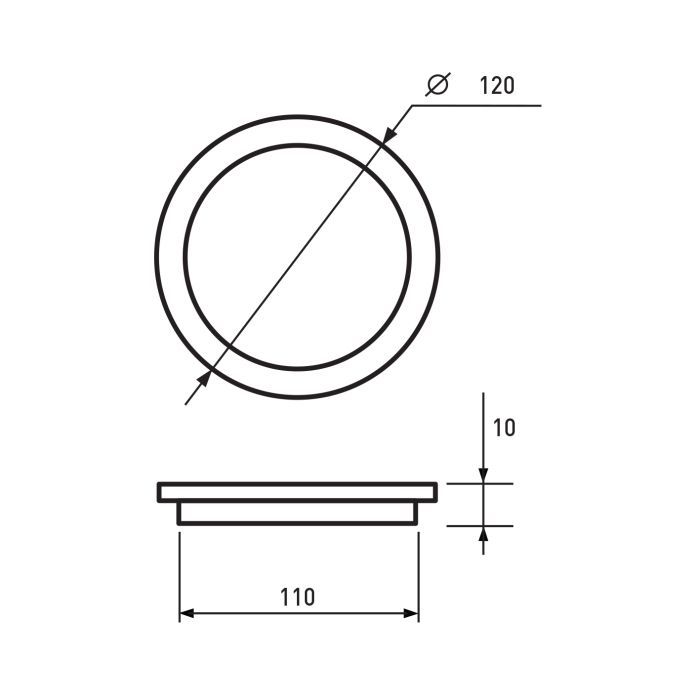 Светильник Eurolamp Downlight 6W 4000K (LED-DLR-6/4) изображение 3