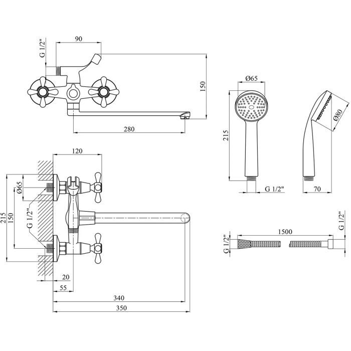 Змішувач Agua Toledo-C071 (CV014926) зображення 7