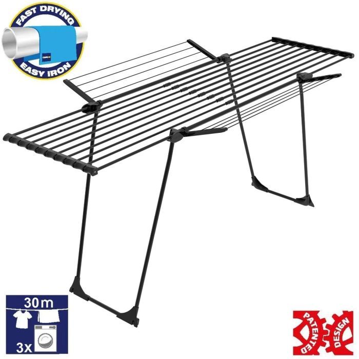 Сушарка для білизни Casa Si Casa Flex Ultra Black (CS92180B04H) (DAS303007) зображення 2