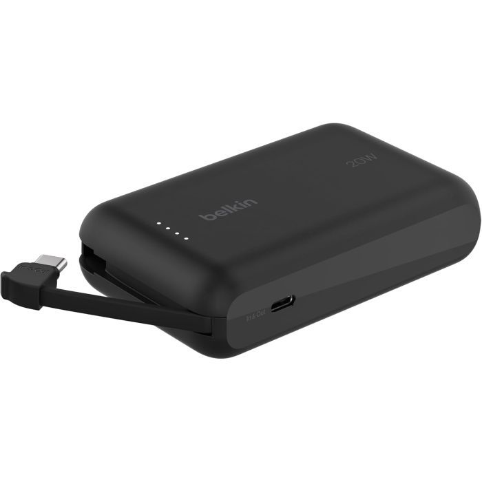 Батарея универсальная Belkin 10000mAh, 20W, USB-C, Black (BPB021HQBK) изображение 6