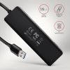 Концентратор AXAGON USB 3.1 to 4xUSB 3.0 black (HUE-C1A) зображення 5
