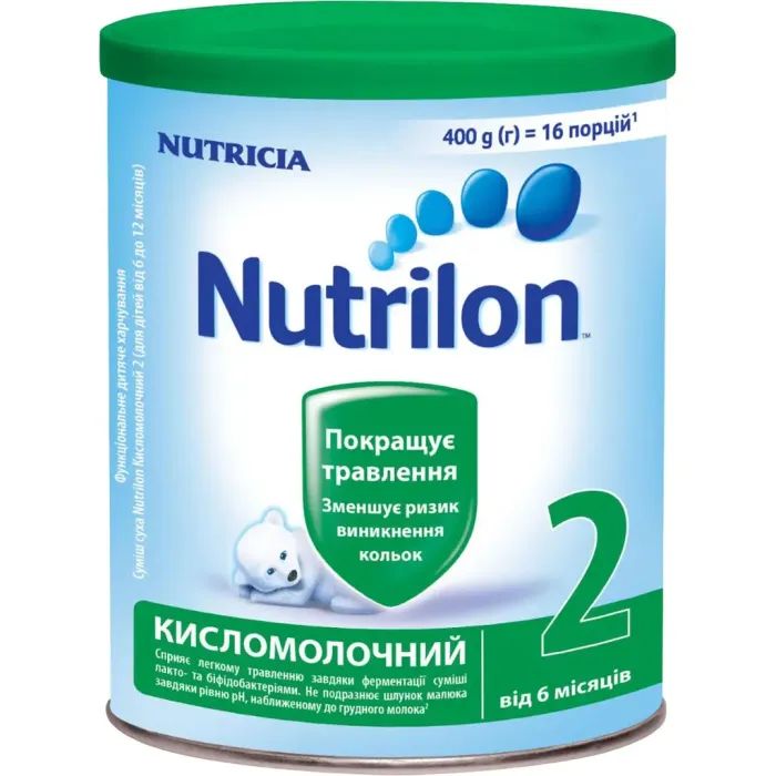 Детская смесь Nutrilon Кисломолочна 2 400 г (5900852073281) изображение 2