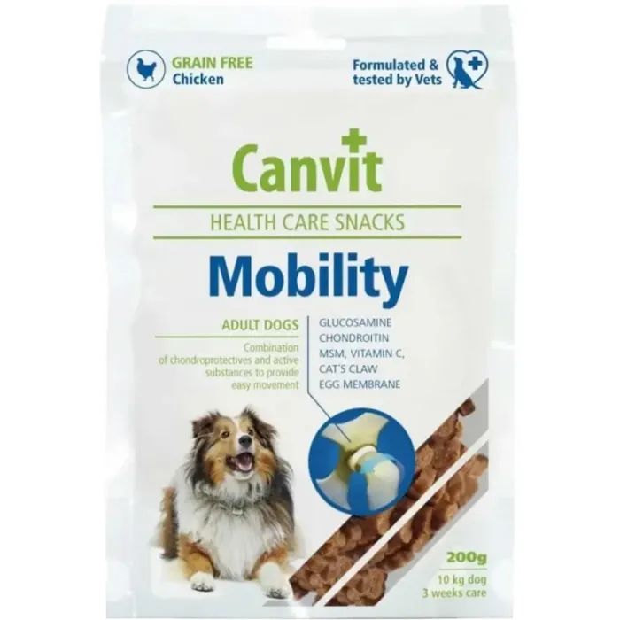 Ласощі для собак Canvit Mobility з куркою 200 г (8595602508792)