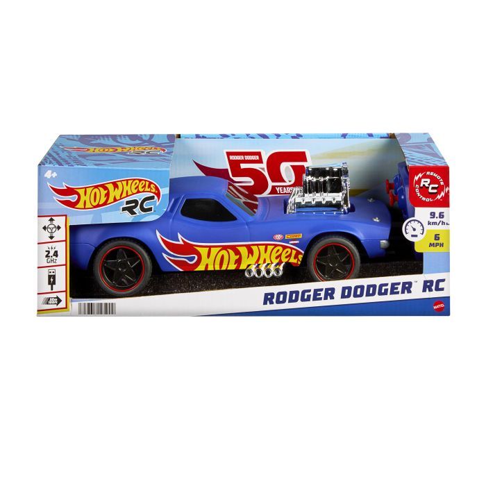 Радиоуправляемая игрушка Hot Wheels Автомодель Rodger Dodger 1:16 (HTP54) изображение 3