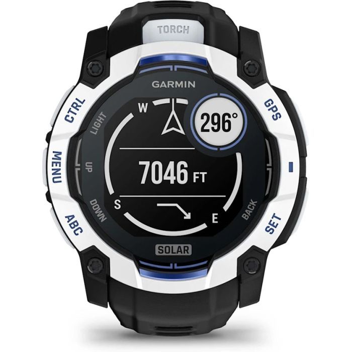 Смарт-часы Garmin Instinct 3, 50mm, Solar, Whitestone with Black Band, GPS смарт-годинник (010-02935-03) изображение 10