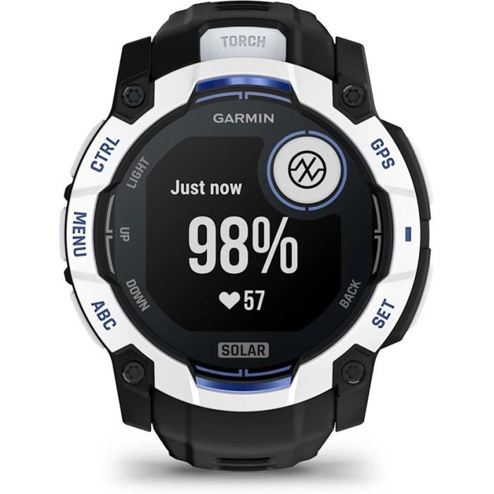 Смарт-часы Garmin Instinct 3, 50mm, Solar, Whitestone with Black Band, GPS смарт-годинник (010-02935-03) изображение 9