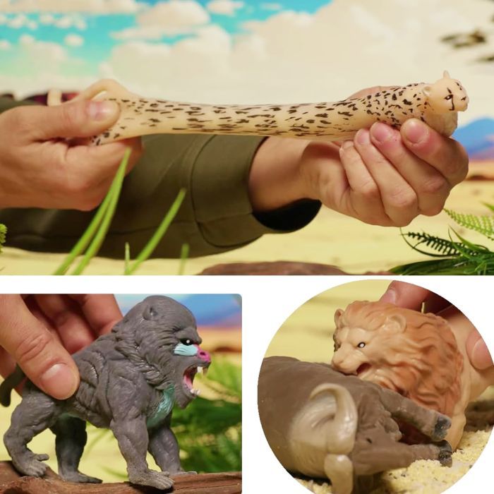 Антистресс #sbabam Стретч-игрушка Часовые саванны сюрприз (101/CN24) изображение 5