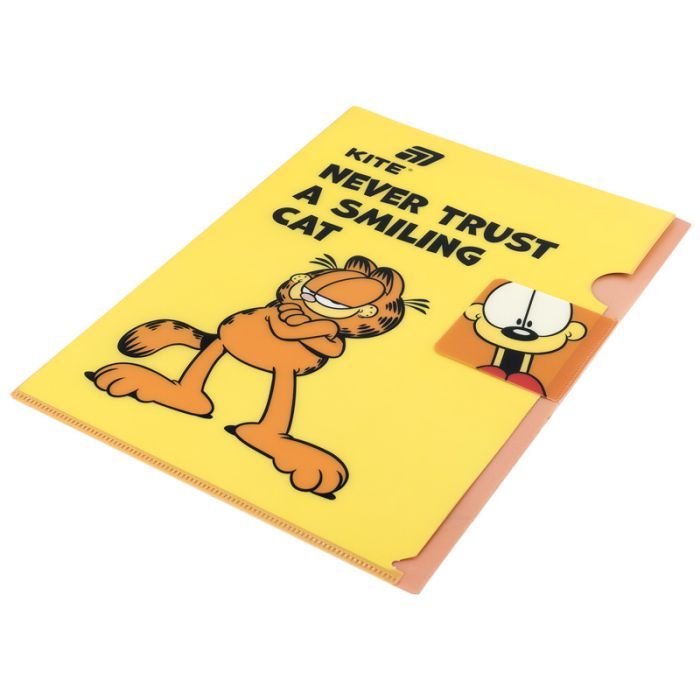 Папка - куточок Kite із клапаном A4 Garfield (GF25-248-1) зображення 2