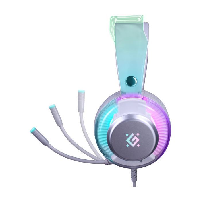 Навушники Defender Glitch RGB USB White (62490) зображення 3