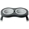 Посуд для собак Dexas Миска подвійна на складній підставці 240 мл світло-сіра (0084297309008) зображення 2