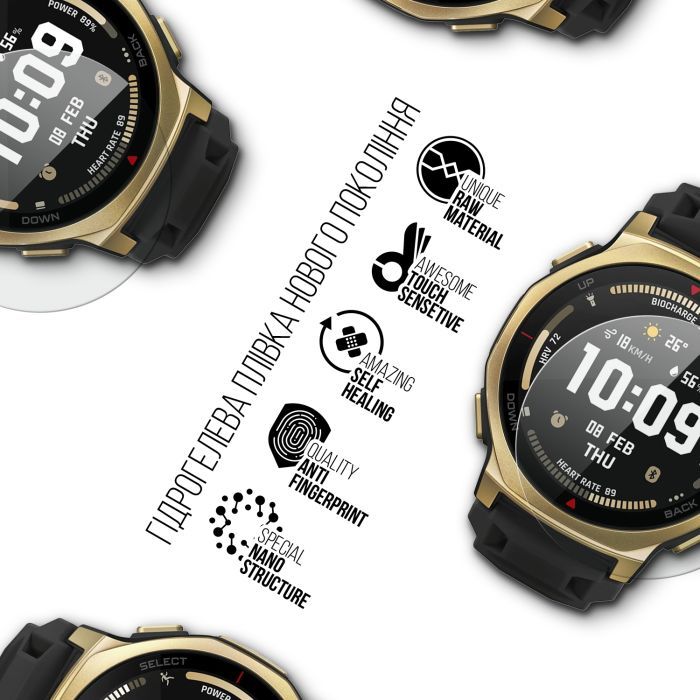 Плівка захисна Armorstandart hydrogel Amazfit T-Rex 3 Pro 44mm 6 pcs (ARM90849) зображення 2