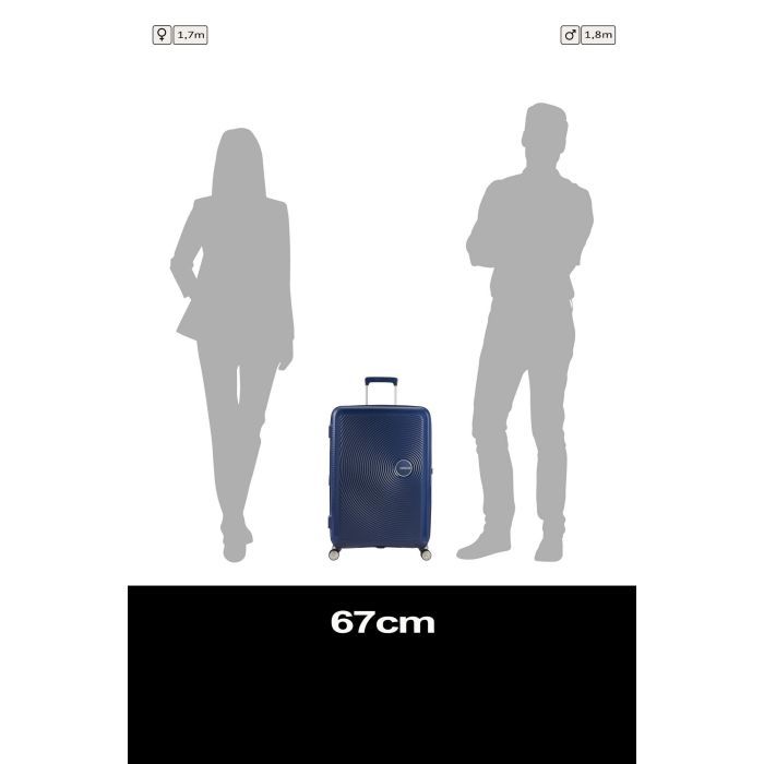 Чемодан American Tourister Soundbox 71.5/81 л темно-синя (32G*41002) изображение 10