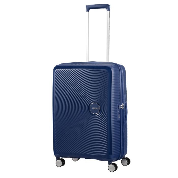 Чемодан American Tourister Soundbox 71.5/81 л темно-синя (32G*41002)