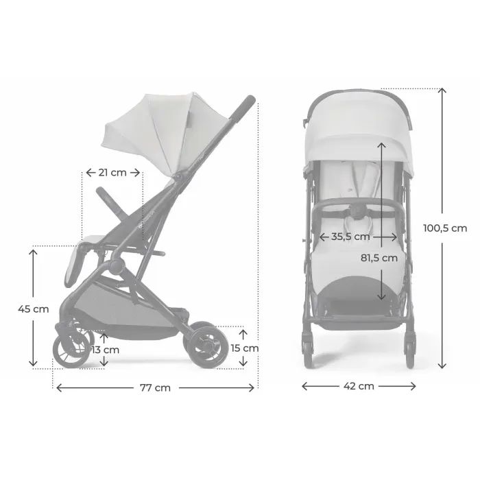 Коляска Kinderkraft Indy 3 Urban Grey (KSINDY03GRY0000) (5902533926824) изображение 8