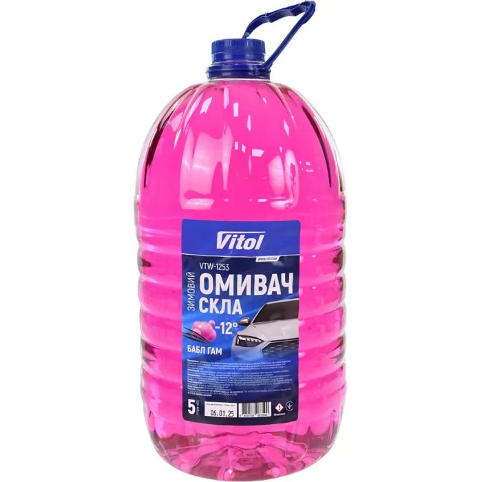 Омыватель автомобильный VITOL Бабл Гам 5л (VTW-1253)