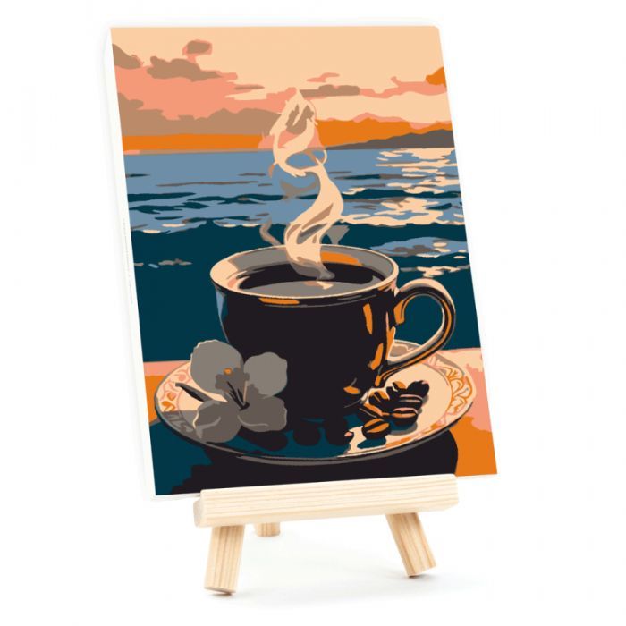 Картина по номерам Rosa Аромат спокою, 15х20см, з мольбертом (4823098548645) зображення 2