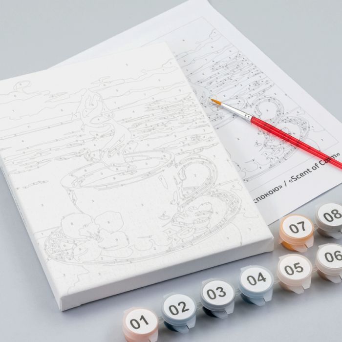 Картина по номерам Rosa Аромат спокою, 15х20см, з мольбертом (4823098548645) зображення 4