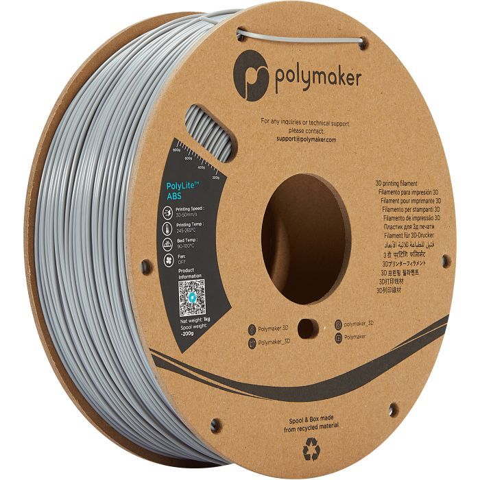 Пластик для 3D-принтера Polymaker ABS POLYLITE 1,75mm 1kg ORANGE (PE01009)