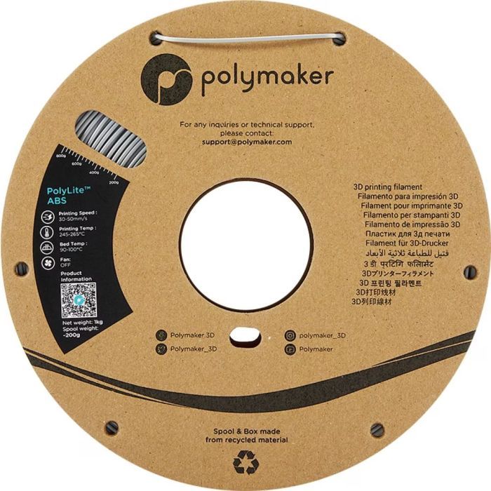Пластик для 3D-принтера Polymaker ABS POLYLITE 1,75mm 1kg ORANGE (PE01009) зображення 2