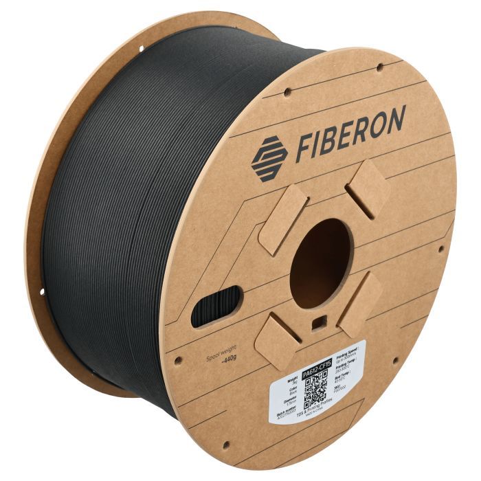 Пластик для 3D-принтера Polymaker Fiberon PA612-CF15 1,75mm 3kg BLACK (FG07002)