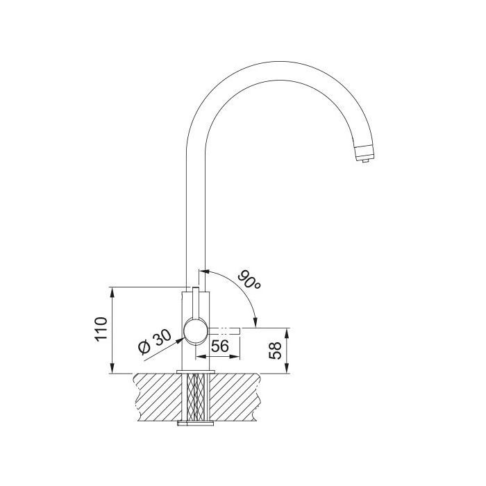 Смеситель Franke Lina Clear Water (160.0702.681) изображение 6