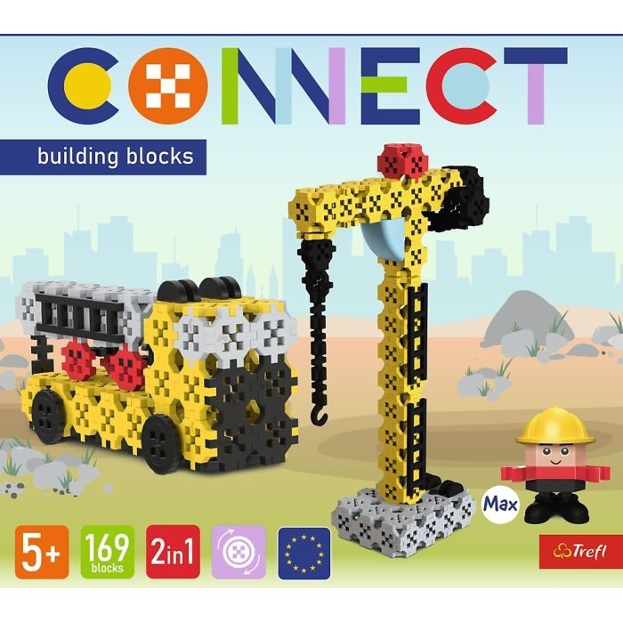 Конструктор Trefl Connect 2 в 1, 169 деталей (5900511619713) зображення 5