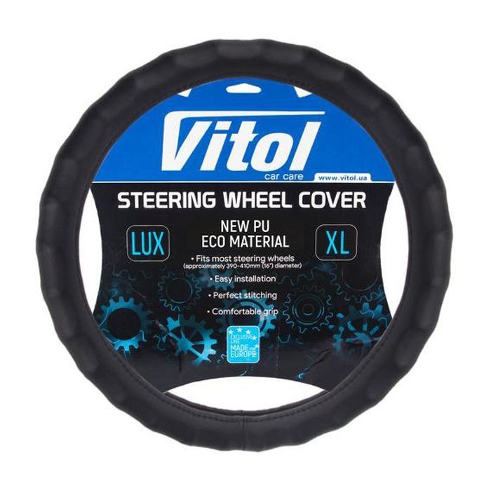 Чохол на руль VITOL XL чорн (VLOD-NPU06 BK XL)