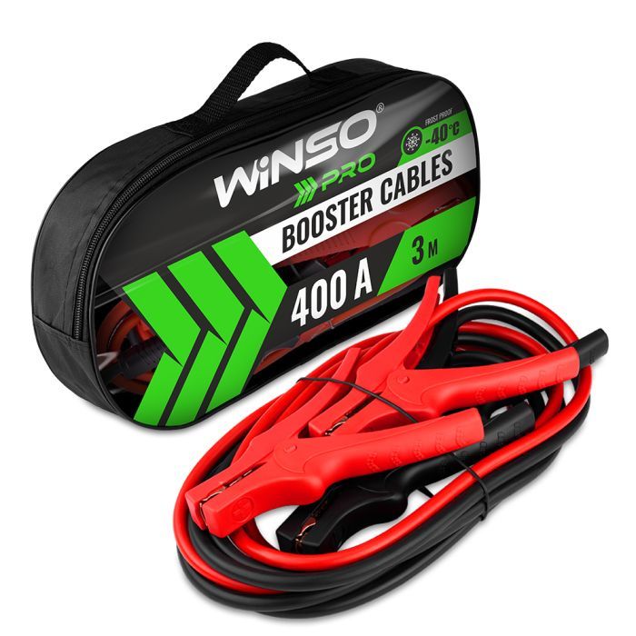 Провода для запуска для автомобиля WINSO PRO сила стуму 400A, довжина 3.0м (138140) изображение 4