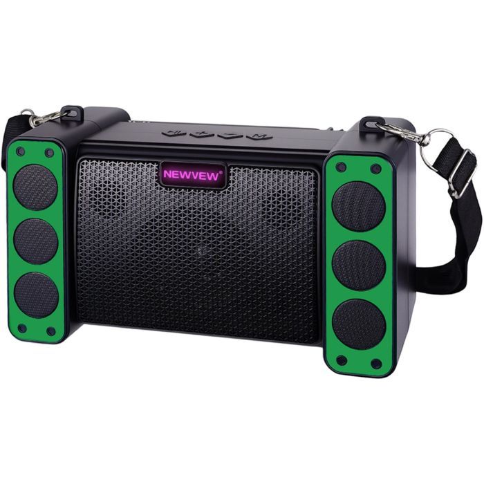 Акустическая система NEWVEW NV-9172 Solar Panel/BT/USB/TF/FM Black (NWVW-NV-9172-BK)