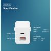 Зарядное устройство Digitus 1xUSB-C + 1xUSB PD45W GaN white (DA-10302) изображение 10