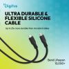 Дата кабель USB-C to USB-C 1.5m USB4 2.0 80G 240W 16K silicone black Digitus (AK-300350-015-S) изображение 11