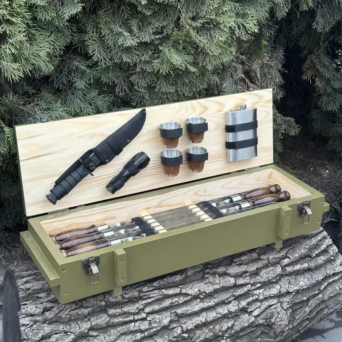 Набор для барбекю Metalzavod Мілітарі світла текстура (PN-Militari-TLT) изображение 2