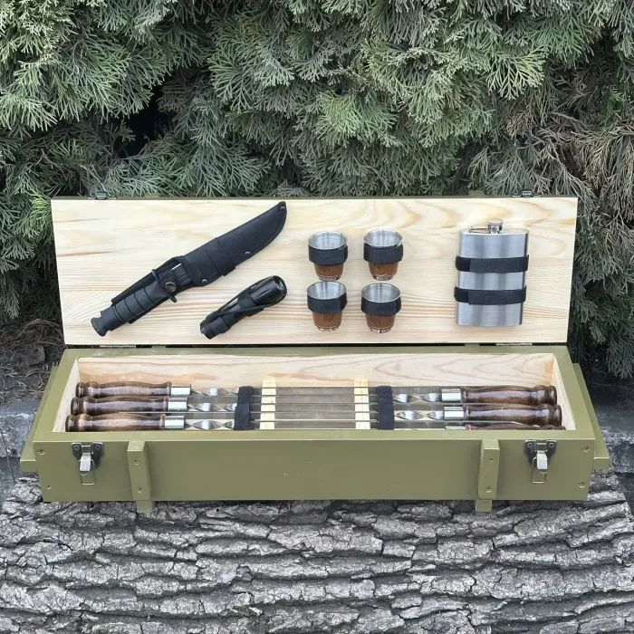 Набор для барбекю Metalzavod Мілітарі світла текстура (PN-Militari-TLT) изображение 3